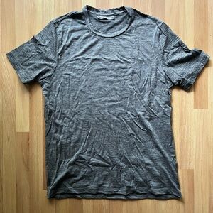 Icebreaker Grey Tech Lite II 100% Merino T-Shirt - Men’s M